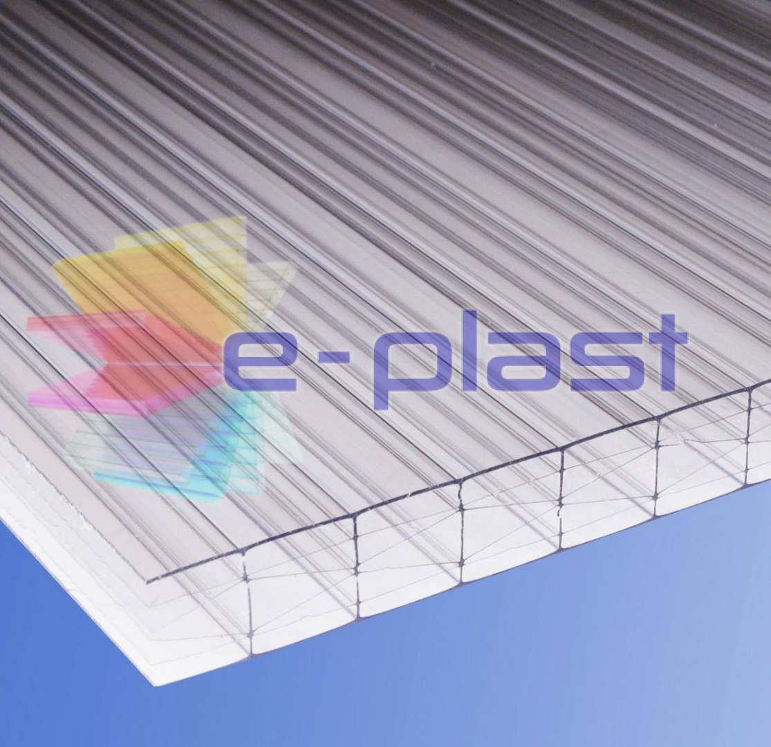Poliwęglan 6-komorowy bezbarwny 16mm 1200x6000mm Poliwęglan 6-komorowy bezbarwny 16mm 1200x6000mm