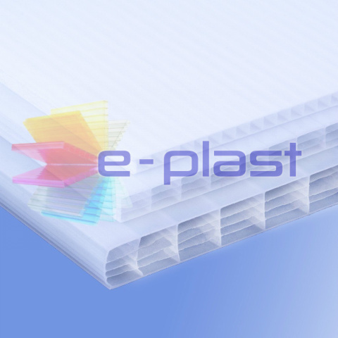 Poliwęglan 6-komorowy mleczny/opal 16mm 2100x6000mm Poliwęglan 6-komorowy mleczny/opal 16mm 2100x6000mm
